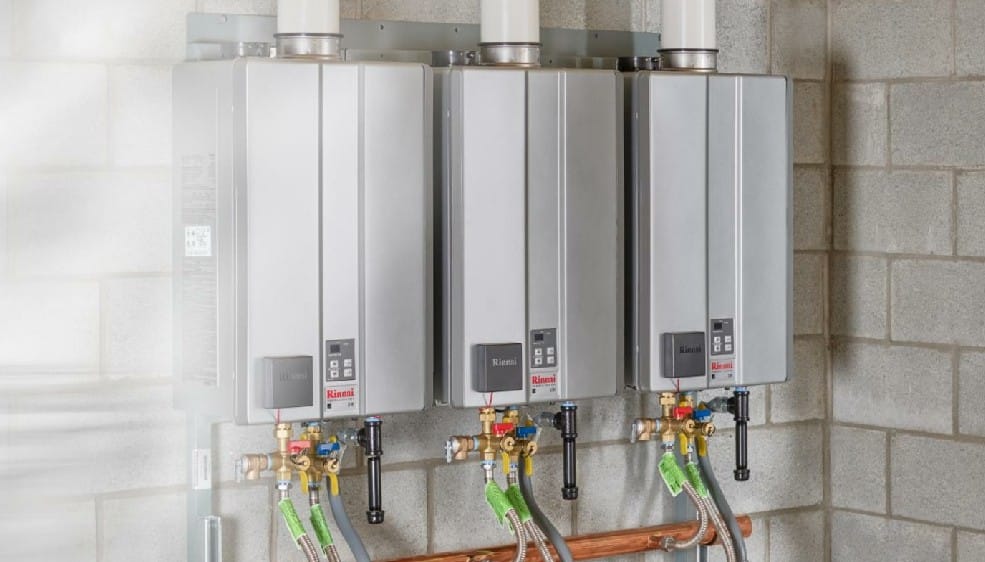 gas geyser installation -rinnai